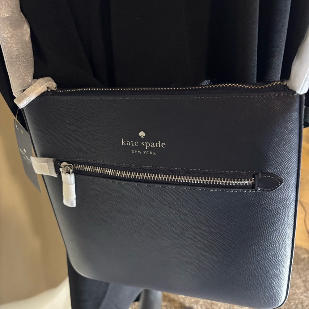 KATE SPADE ♠️ Sadie Leather Large Blue Crossbody Bag NWT